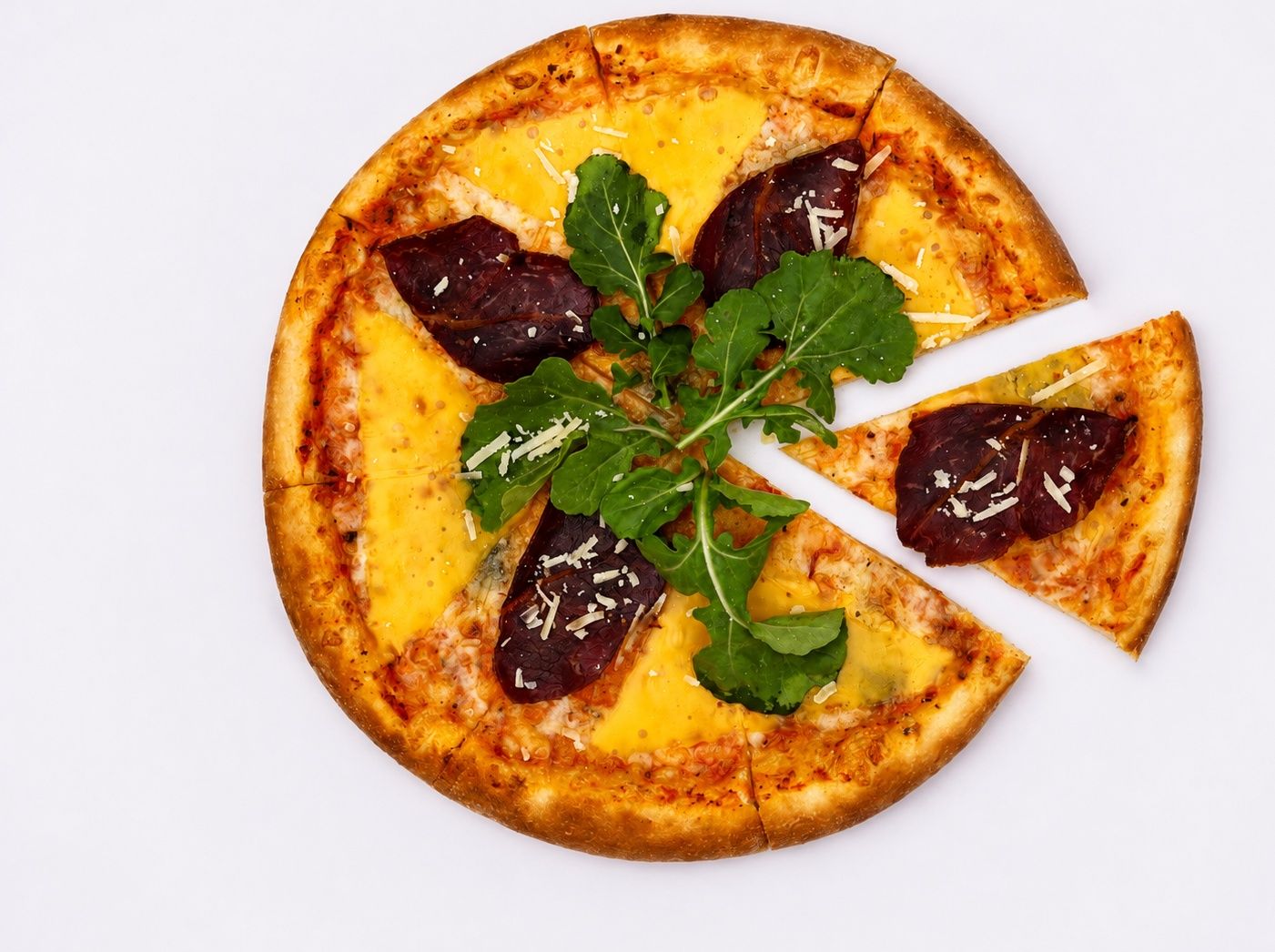 Glutensiz Dört Peynirli Pizza