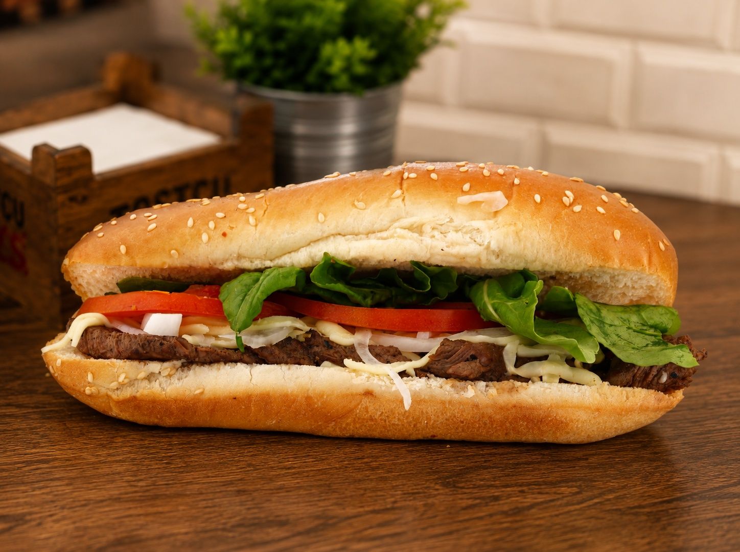 Kaşarlı Dana Sandwich