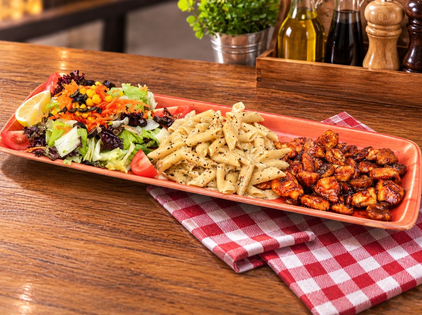 Acı & Tatlı Soslu Tavuk
