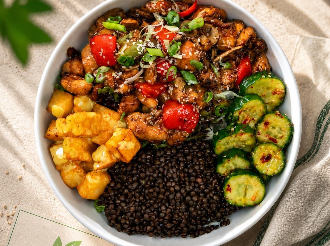 Teriyaki Soslu Tavuk Bowl Menü