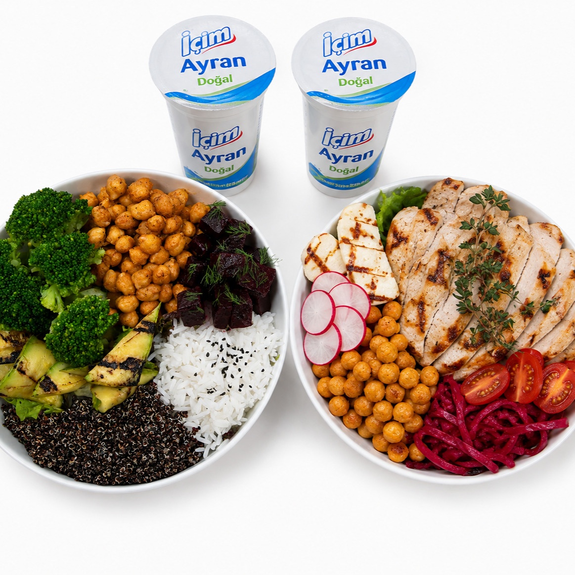 Veji Bowl & Hellim Bowl Menü ( 2 Kişilik )
